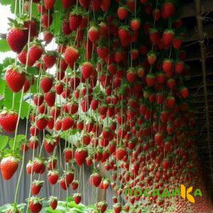 Клубника ампельная Анастасия купить по цене от 370р. в интернет-магазине «Посадика» с доставкой почтой в в Озерые и по всей России – [изображение №1].